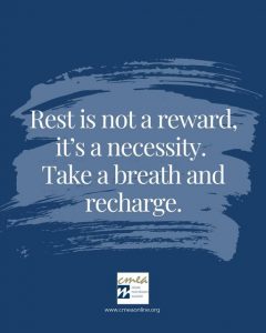 Music as self care rest